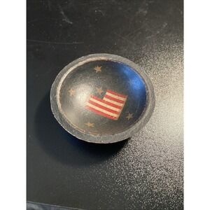 Primitive Americana Stars & Stripes Decorative Bowl Hearthside Collection Decor